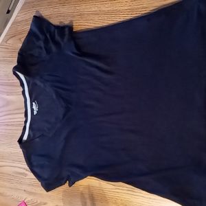 Joe Boxer Juniors Black w Grey Trim Tee Shirt sz M